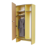 Шкаф для верхней одежды персонала во входную группу из коллекции мебели «НЕГА» (желтый) - «globural.ru» - Псков