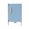 Гигиеническая кабинка из коллекции «НЕГА» (цвет голубой) - «globural.ru» - Псков