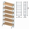 Стеллаж на металлокаркасе односторонний - «globural.ru» - Псков