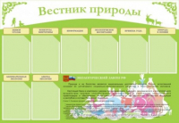 Стенд "Вестник природы" (вариант 4) - «globural.ru» - Псков