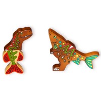 Магнитный деревянный конструктор "Дино" - «globural.ru» - Псков