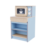 Модуль с микроволновкой из коллекции «НЕГА» (голубой) - «globural.ru» - Псков