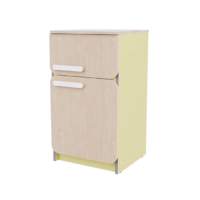 Холодильник из коллекции «НЕГА» (желтый) - «globural.ru» - Псков