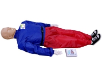 Тренажер-манекен взрослого пострадавшего "Александр-04" для отработки приемов сердечно-легочной реанимации (голова, туловище, конечности) с контроллером - «globural.ru» - Псков