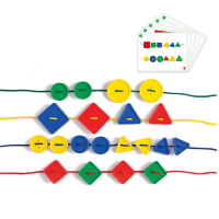 Игра на сенсомоторное развитие "Пуговицы-формы с карточками заданий" - «globural.ru» - Псков