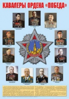 Плакат "Кавалеры ордена «Победа»" - «globural.ru» - Псков