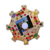 Тактильный диск с декоративными элементами (вариант 1) - «globural.ru» - Псков