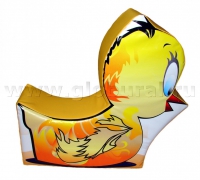 Напольная игрушка "Цыпленок" с шелкографией (ВИК) - «globural.ru» - Псков