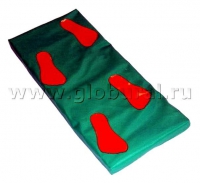 Дорожка массажная в чехле с нашитыми следами - «globural.ru» - Псков
