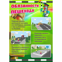 Стенд "Обязанности пешехода" - «globural.ru» - Псков