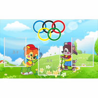 Стенд "Спортивный уголок" с 3 карманами - «globural.ru» - Псков