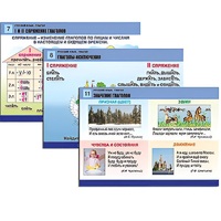 Комплект таблиц для начальной школы "Русский язык. Глагол" - «globural.ru» - Псков