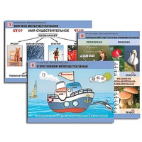 Комплект таблиц для начальной школы "Русский язык. Имя существительное" - «globural.ru» - Псков