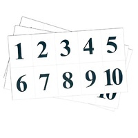 Набор цифр от 1 до 10 (для начальной школы) - «globural.ru» - Псков