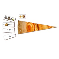 Модель-аппликация "Сравнительные размеры Солнца, планет и их спутников" - «globural.ru» - Псков