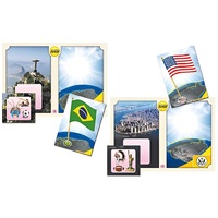 Настольно-печатная игра "Флаги стран мира 2. Азия, Африка, Австралия, Америка" - «globural.ru» - Псков