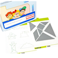 Игровой набор "Танграм" (с комплектом карточек) - «globural.ru» - Псков