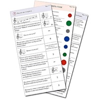 Комплект карточек (10) "Обучающий калейдоскоп. Музыкальные термины" - «globural.ru» - Псков