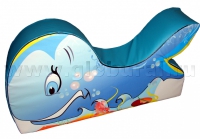 Напольная игрушка "Кит" с шелкографией (ВИК) - «globural.ru» - Псков