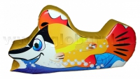 Напольная игрушка "Рыбка" с шелкографией (ВИК) - «globural.ru» - Псков