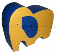 Напольная игрушка "Слон" с аппликацией (ВИК) - «globural.ru» - Псков