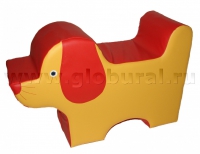 Напольная игрушка "Собака" с аппликацией (ВИК) - «globural.ru» - Псков