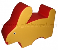 Напольная игрушка "Заяц" с аппликацией (ВИК) - «globural.ru» - Псков