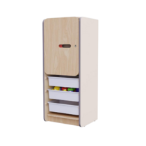 Закрытый шкаф с ящиками из коллекции мебели «НЕГА (цвет бежевый) - «globural.ru» - Псков