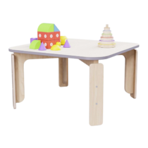 Квадратный растущий стол из коллекции «НЕГА» р.гр. 0-1 (цвет бежевый) - «globural.ru» - Псков