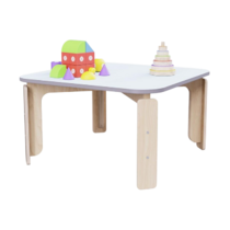 Квадратный растущий стол из коллекции «НЕГА» р.гр. 0-1 (цвет голубой) - «globural.ru» - Псков