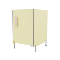 Гигиеническая кабинка из коллекции «НЕГА» (цвет желтый) - «globural.ru» - Псков