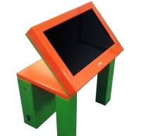 Интерактивный стол с поднимающимся монитором 24" на Android - «globural.ru» - Псков