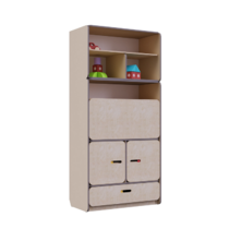 Стеллаж-трансформер с рабочим местом специалиста из коллекции «НЕГА» (бежевый) - «globural.ru» - Псков