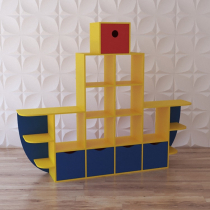 Стеллаж для игрушек "Пароход" - «globural.ru» - Псков