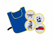 Игровой комплект "Жилет-накидка" с набором тематических картинок - «globural.ru» - Псков