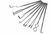 Комплект массажных логопедических зондов на толстых ручках с накаткой (по Новиковой Е.В.). Основной комплект из 8-ми зондов - «globural.ru» - Псков