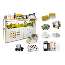 Комплект конструктор "Гидропонная установка 2 способа выращивания" 1400•600•1000мм - «globural.ru» - Псков