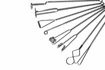 Комплект массажных логопедических зондов с витыми ручками мини Новикова Е.В. (8 штук) - «globural.ru» - Псков