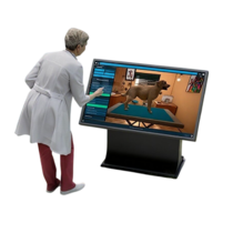 Виртуальный учебный комплекс «Процедурный тренажер ветеринарного врача». Комплектация интерактивный стол - «globural.ru» - Псков