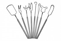 Комплект массажно-постановочных зондов МиГ на толстых ручках с накаткой Микляевой Ю. В (8 штук) - «globural.ru» - Псков