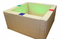 Интерактивный сухой бассейн с кнопками-переключателями 150х150х66см. - «globural.ru» - Псков