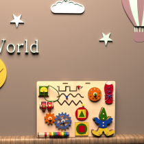 Бизиборд "Весёлые игры" - «globural.ru» - Псков