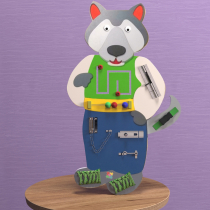 Бизиборд «Волчок-серый бочок» - «globural.ru» - Псков