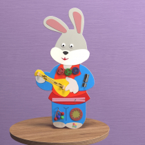 Бизиборд «Зайчик-побегайчик» - «globural.ru» - Псков