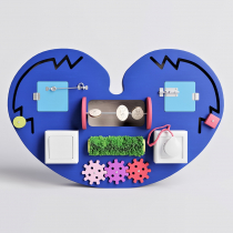 Бизиборд "Большое синее сердце" - «globural.ru» - Псков