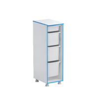 Стеллаж с лотками Робик 001 (белый) - «globural.ru» - Псков