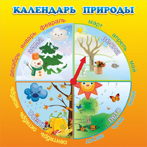 Стенд "Календарь природы" 0.5x0.5 - «globural.ru» - Псков