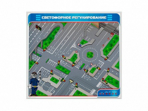 Электрифицированный магнитно-маркерный стенд "Светофорное регулирование" - «globural.ru» - Псков