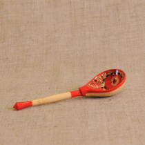 Музыкальная ложка с Хохломской и Городецкой росписью - «globural.ru» - Псков