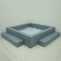 Сухой бассейн с шариками и RGB-подсветкой 140х140 см - «globural.ru» - Псков